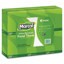 Marcal Paper Mills, Inc. Facial Tissue, 2-Ply, 80/Box, 8-2/5"x8-2/5", White at Sears.com