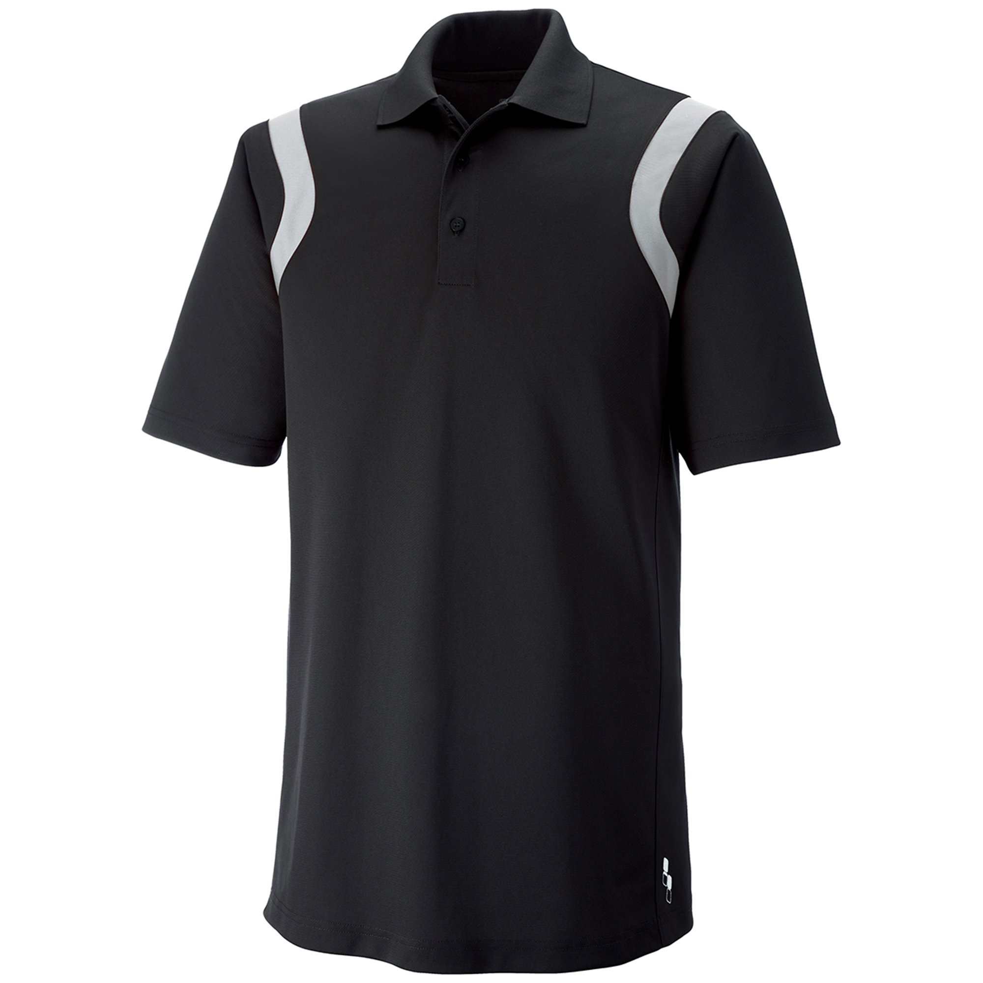 85109 Men's Moisture Wicking Protection Polo Shirt Black-M