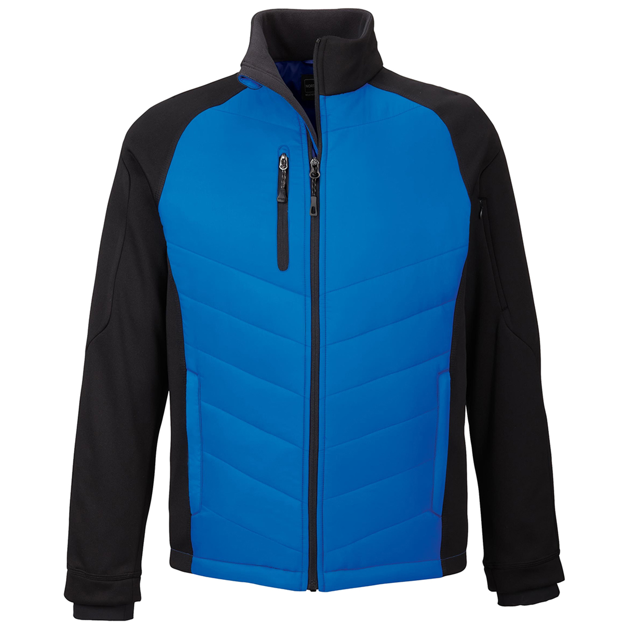 88662 Men's Coil Zippered Pocket Fleece Jacket  Olympic Blue-XXL