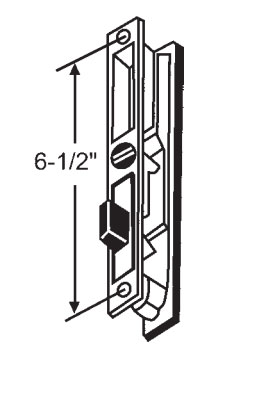 TechnologyLK STB Sliding Glass Patio Door Handle Set, Flush Mount, Non-Keyed, Chrome Plated, 6-1/2" Screw Holes at Sears.com