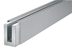 C.R. laurence CRL Brushed Stainless 120" Cladding for B5S Series Standard Square Aluminum Base Shoe at Sears.com