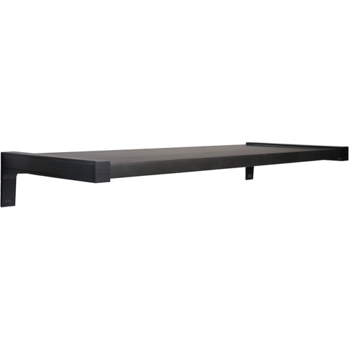 Dolle Shelving 18" x 12" Sumo Black Wood Shelf Kit with Two Belt Supports at Sears.com