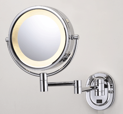 SeeAll 8" Chrome Finish Dual Sided Surround Light Wall Mount Makeup Mirror (Hardwired Model) at Sears.com