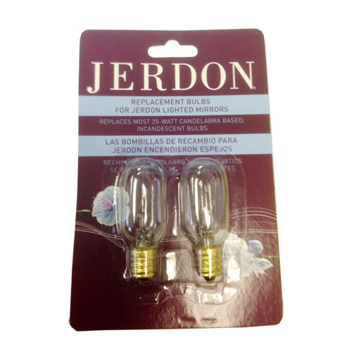 GordonGlass 25W Replacement Bulbs for SeeAll and Jerdon Lighted Makeup Mirrors - Pack of 2 at Sears.com