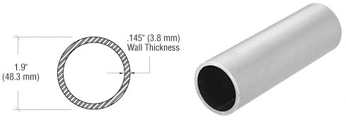 C.R. laurence CRL Brushed Stainless 1-1/2" Schedule 40 Pipe Rail Tubing- 20 Ft at Sears.com