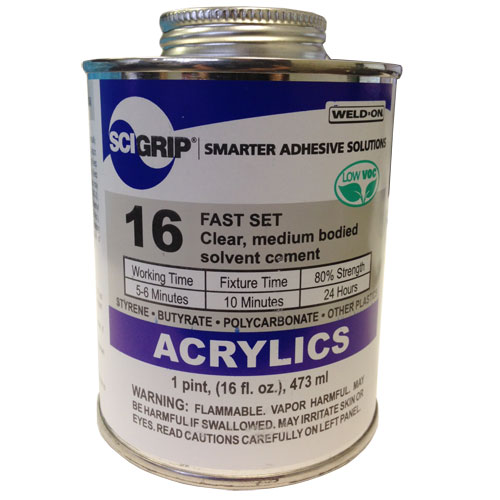 IPS - Weld-on Weld-On 16 Acrylic Cement - Pint at Sears.com