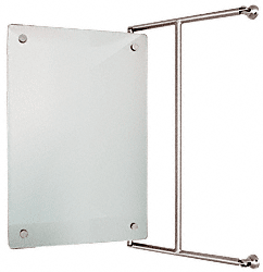 C.R. Laurence CRL Chrome 15" x 23" Frameless Pivot Mirror at Sears.com