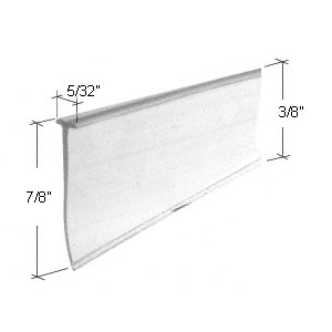 GordonGlass Clear Tapered Shower Door Bottom Seal and Sweep "T" Type - 36 in long at Sears.com