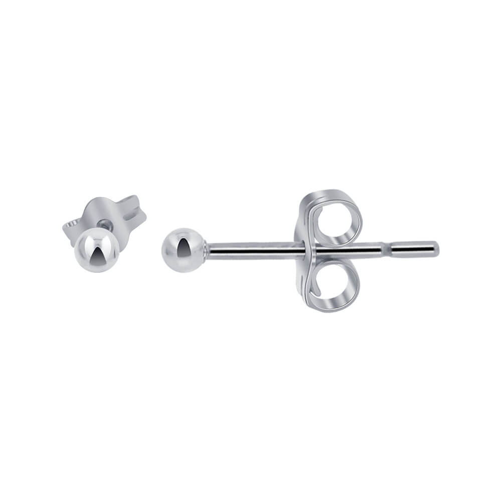 Gem Avenue LWES184 Polished Finish .925 Silver 2mm Ball Stud Earrings at Sears.com