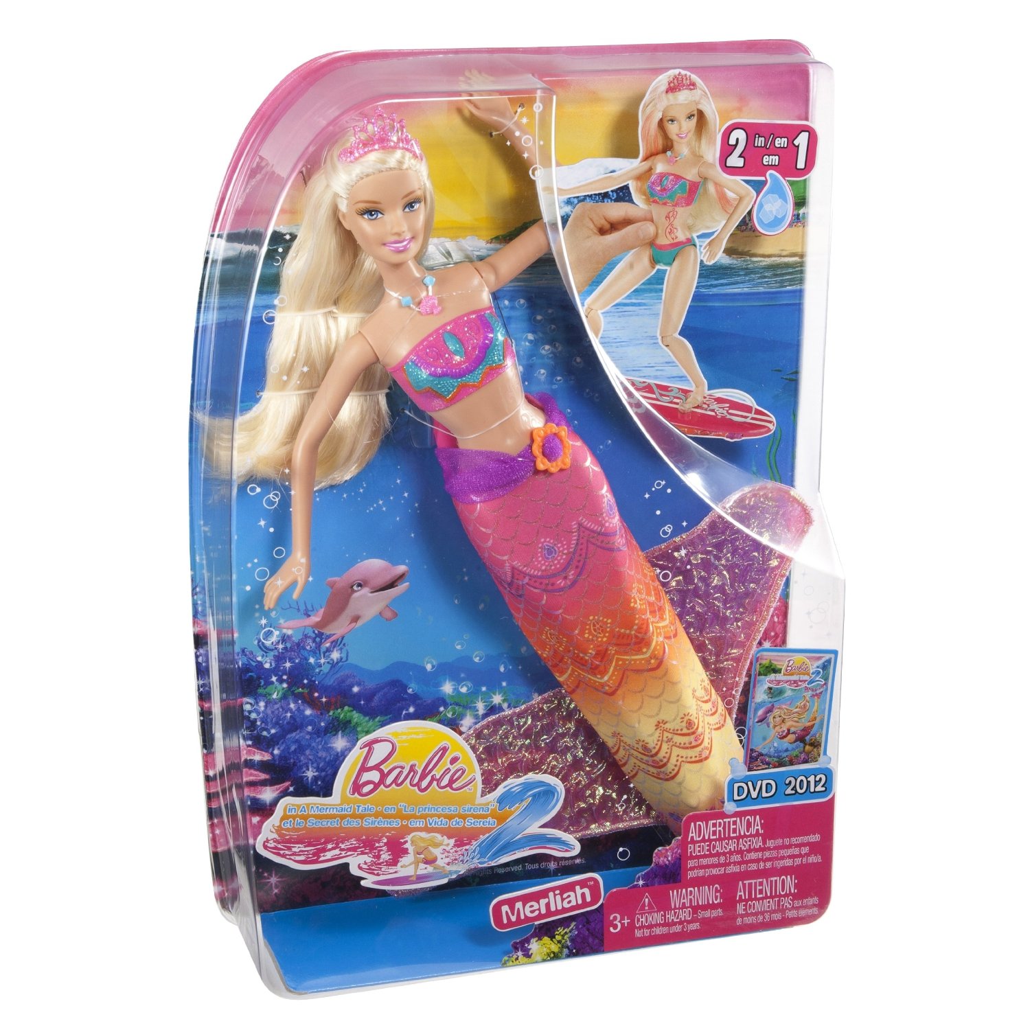 Barbie in A Mermaid Tale 2 Merliah Transforming Doll