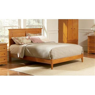 Atlantic Monterey Bed w/Open Footrail, Color Caramel Latte, Size King - Atlantic Furniture - AP8651007 Atlantic Monterey Bed w/Open Footrail, Color Caramel Latte, Size King - Atlantic Furniture - AP8651007