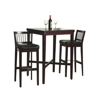 Home Styles Pub Table and Bar Stools with Metal Stretcher Home Styles Pub Table and Bar Stools with Metal Stretcher