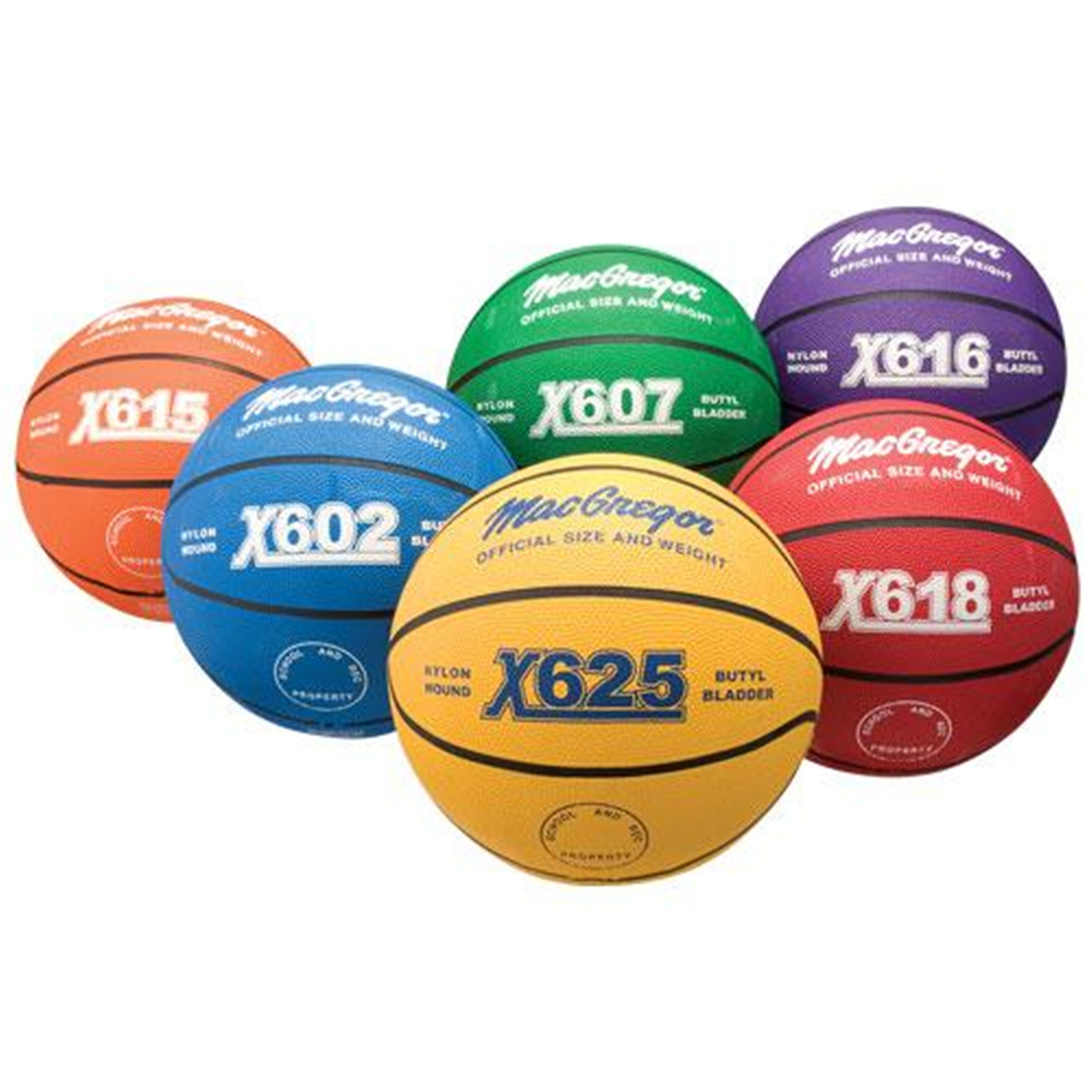 Macgregor Multicolor Basketballs Official at Sears.com
