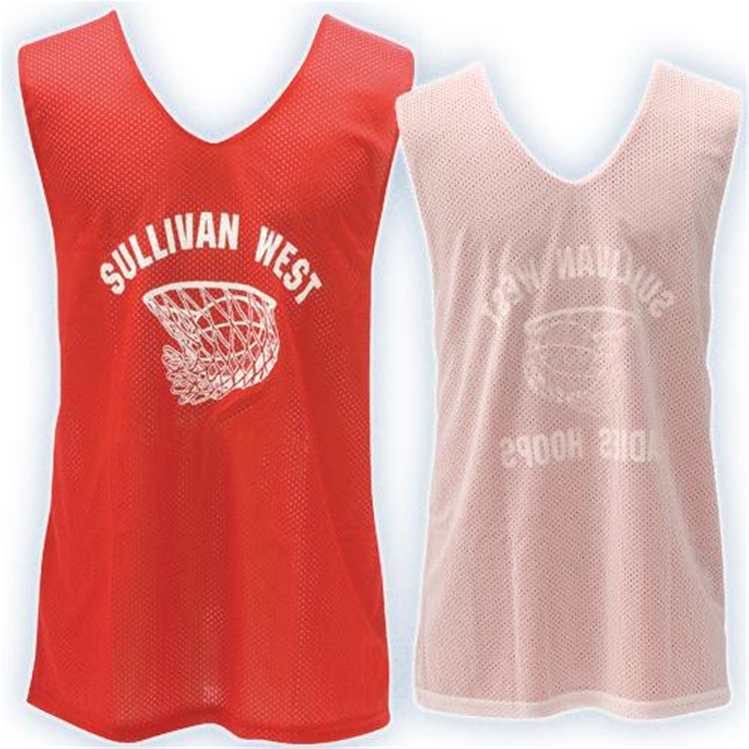 Team Print Mesh Reversible Jersey Men's PurpleWhite XLarge at Sears.com