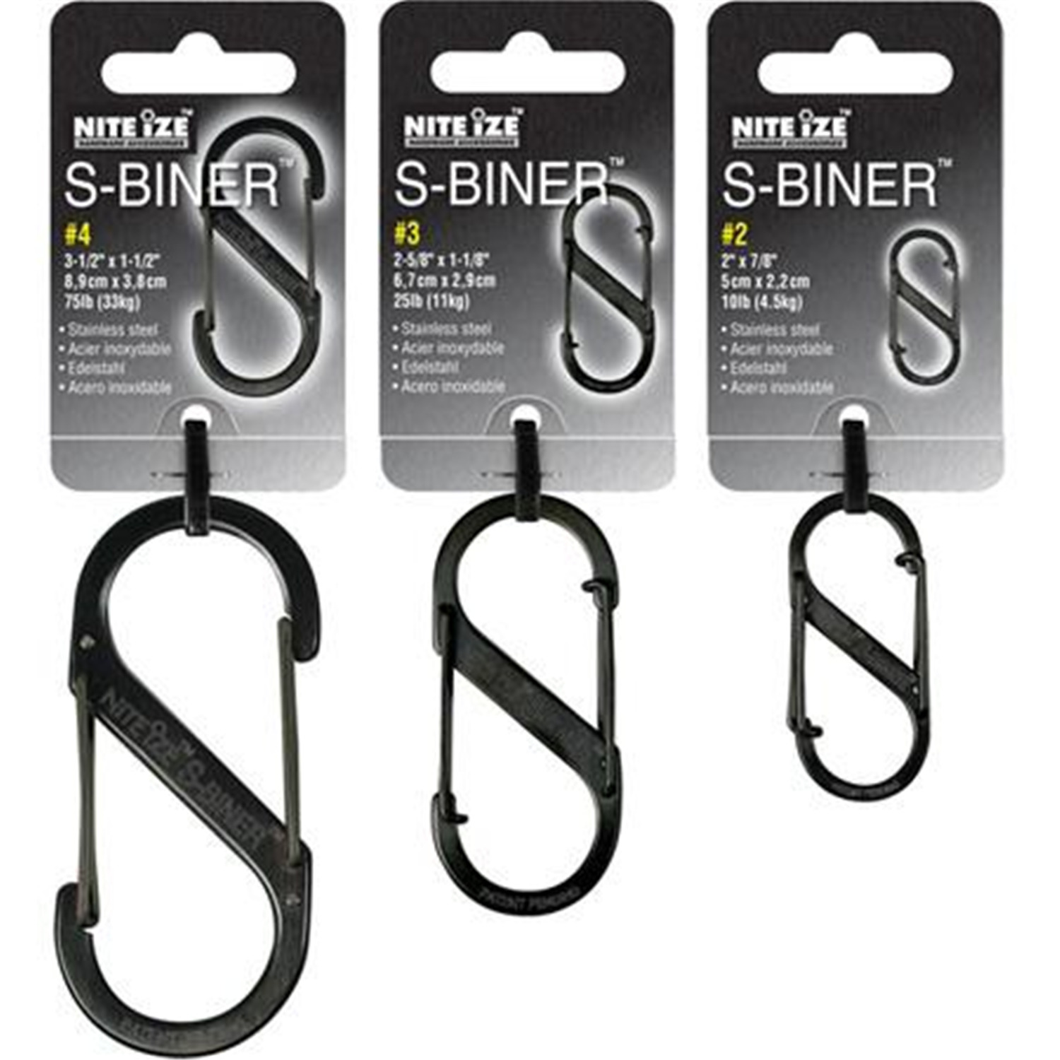 Nite Ize SBiner Black 1 at Sears.com