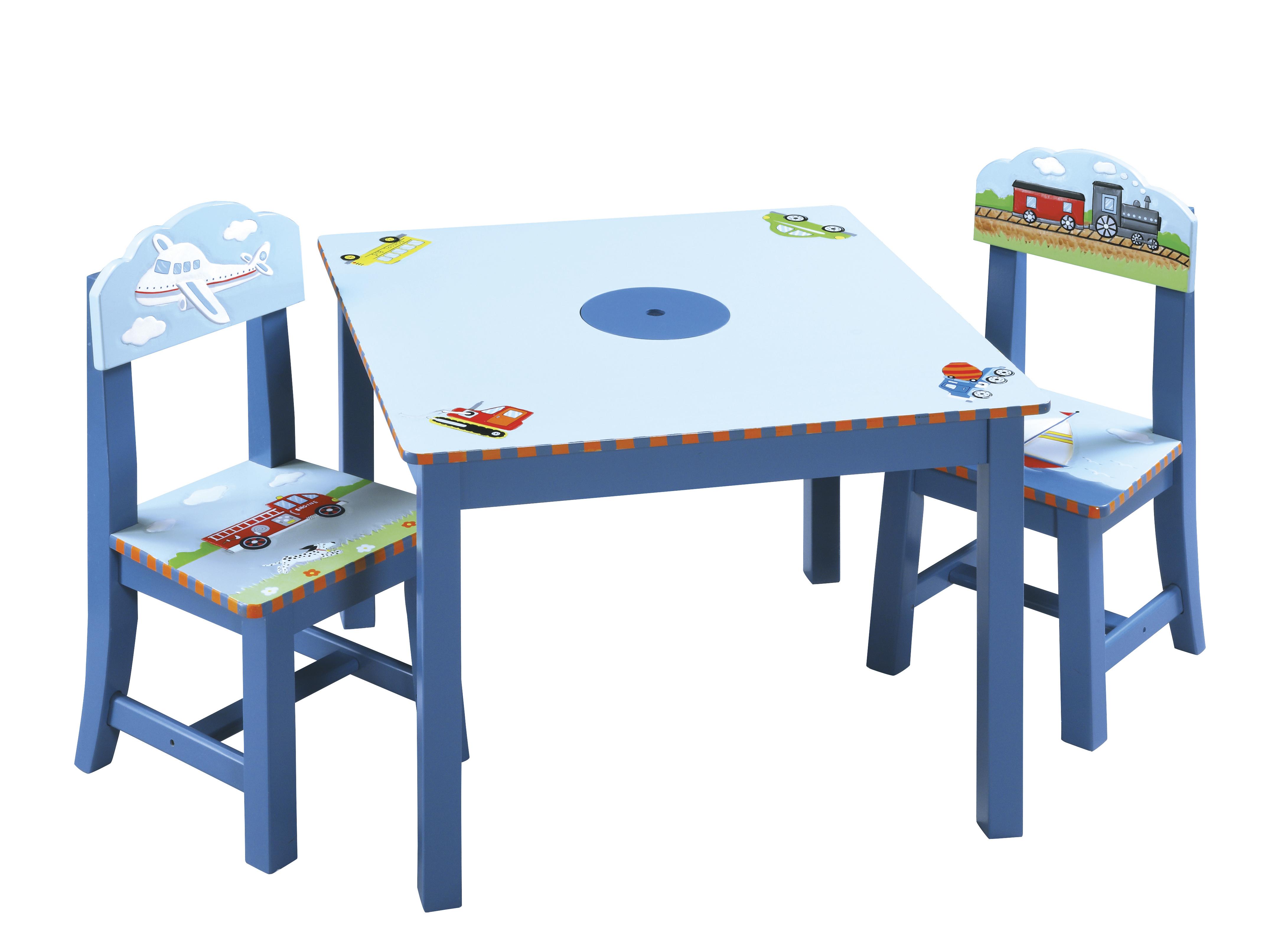 Guidecraft Transportaion Table Chairs