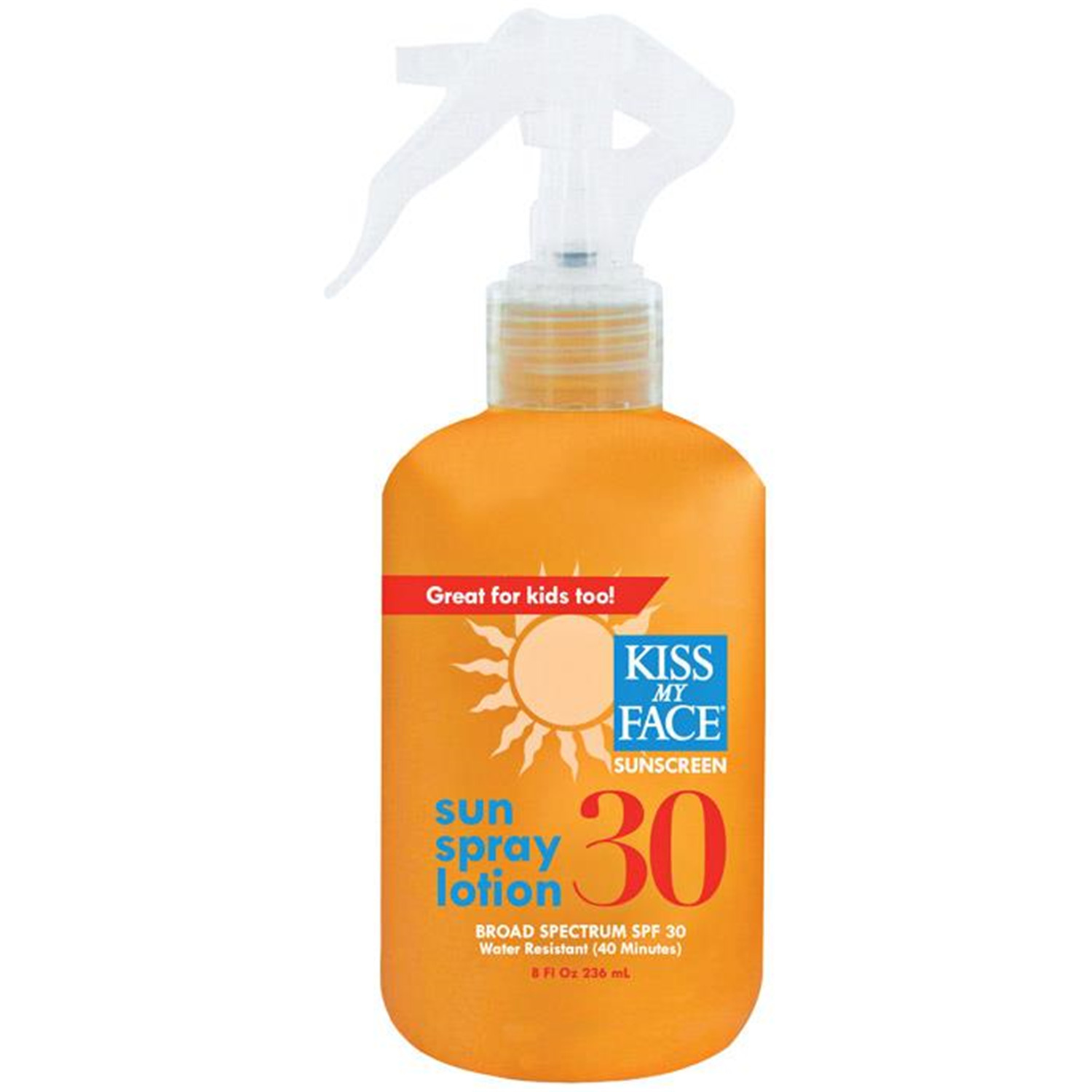 Kiss My Face Sun Care Sunspray Lotion SPF30 8 oz.