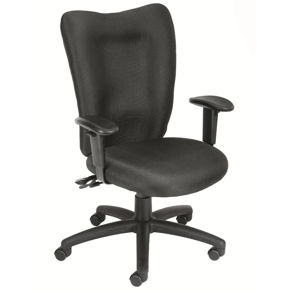 Boss Office Boss Task Chair with 3 Paddle Mechanism Black Without Seat Slider
