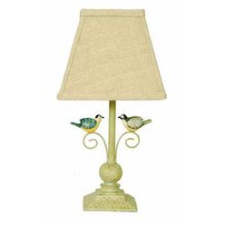 Diva At Home Table Lamps Kmart Diva At Home Set Of 2 Country Rustic Bird Figure Accent Lamps With Square Fabric Shades