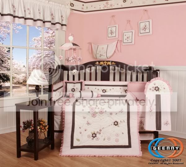 GEENNY Boutique Brand New GEENNY Blossom Quilt 13PCS CRIB BEDDING SET at Sears.com