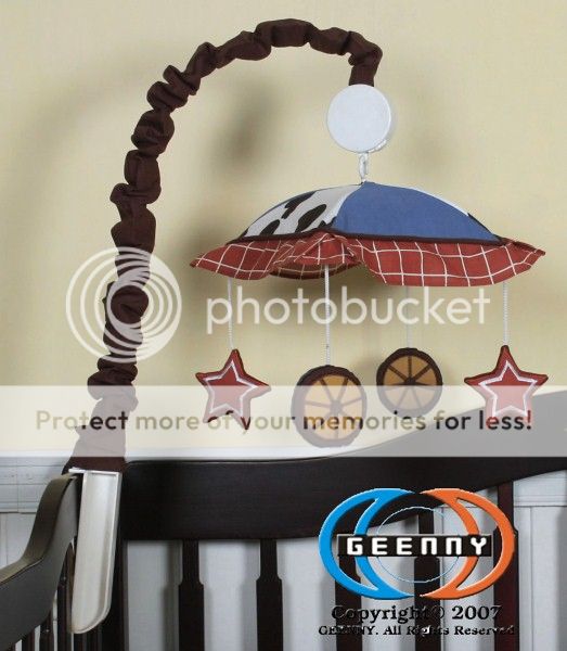 GEENNY Musical Mobile For Boutique Horse Cowboy 13 PCS Crib Bedding Set at Sears.com