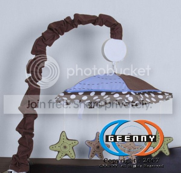 GEENNY Musical Mobile For Boutique Sea Turtle 13 PCS Crib Bedding Set at Sears.com
