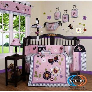 GEENNY 13-PCS GEENNY Daisy Garden CRIB BEDDING SET GEENNY 13-PCS GEENNY Daisy Garden CRIB BEDDING SET