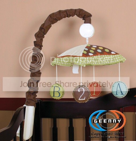 GEENNY Musical Mobile For Boutique Animal Scholar 13 PCS Crib Bedding Set at Sears.com