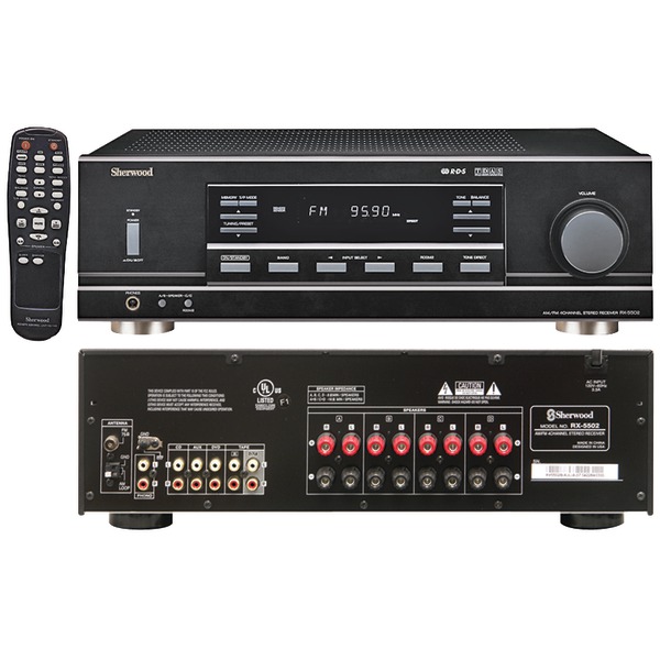 Sherwood RX-5502  2-Channel, 100-Watt Multisource, Dual-Zone A/V Receiver at Sears.com