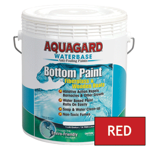 AQUAGARD Waterbased Anti-Fouling Bottom Paint - 1Gal - Red at Sears.com