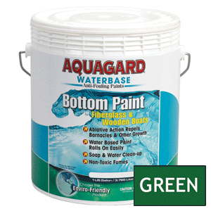 AQUAGARD Waterbased Anti-Fouling Bottom Paint - 1Gal - Green at Sears.com