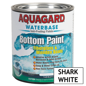 Aquagard Waterbased Anti-Fouling Bottom Paint - 1Qt - Shark White at Sears.com