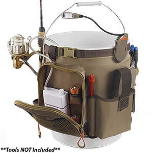 Wild River RIGGER 5 Gallon Bucket Organizer w/Light, Plier Holder & Retractable Lanyard at Sears.com