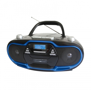 Supersonic Portable Mp3/Cd Player With Usb/Aux Inputs, Cassette Recorder &Amp; Am/Fm Radio-New at Sears.com