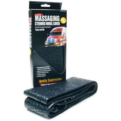 RoadPro RPSW-4003 20" to 22" Steering Wheel Cover - Black Massaging at Sears.com