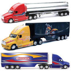 New-ray Toys 1:32 Scale Die Cast Kenworth T2000 Tanker/Containers Truck Assortment - 2 Each 3 at Sears.com
