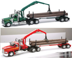 New-ray Toys 1:32 Scale Die Cast Kenworth W900/Mack Log Hauler Truck Assortment - 3 Each 2 at Sears.com