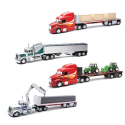 New-ray Toys 1:32 Scale Die Cast Peterbilt 379/387 Truck Assortment-2 Each of 2 & 1 Each of 2 at Sears.com