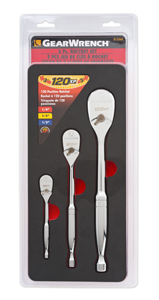 GearWrench 3-Pc Full Polish Mixed Ratchet Set (120Xp) at Sears.com