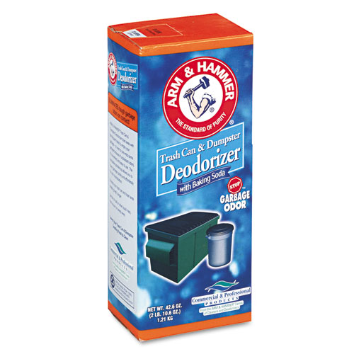 Arm & Hammer Trash Can & Dumpster Deodorizer, Unscented, Powder, 42.6 oz at Sears.com