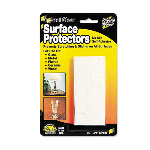 Master Caster Scratch Guard Self-Adhesive Clear Surface Protectors, 3/4 Dia. Circles at Sears.com