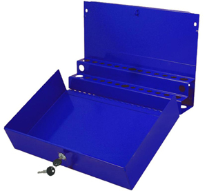 Sunex 26 Piece Locking Pry Bar Holder Blue