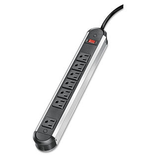 Fellowes Seven-Outlet Power Strip, 125V, 12ft Cord, 14-1/4 x 2-1/8 x 1-3/4, Bla Fellowes Seven-Outlet Power Strip, 125V, 12ft Cord, 14-1/4 x 2-1/8 x 1-3/4, Bla