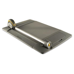 Westcott TrimAir Titanium 45MM Rotary Paper Trimmer, Metal Base, 12 Westcott TrimAir Titanium 45MM Rotary Paper Trimmer, Metal Base, 12
