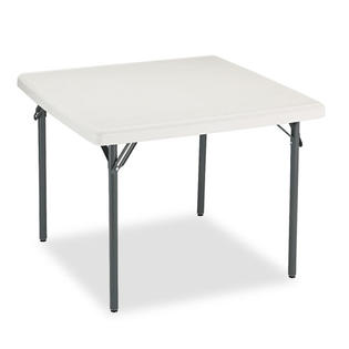 Iceberg IndestrucTable TOO 1200 Series Resin Folding Table, 37w x 37d x 29h, P Iceberg IndestrucTable TOO 1200 Series Resin Folding Table, 37w x 37d x 29h, P
