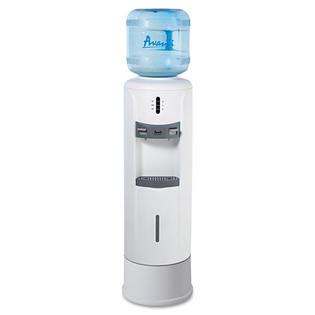 Avanti Hot and Cold Water Dispenser, 12 3/4dia. x 39h, Ivory White Avanti Hot and Cold Water Dispenser, 12 3/4dia. x 39h, Ivory White