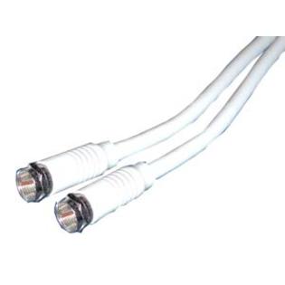 CNAweb 50 ft. Nickel High Grade F Coaxial Cable, White CNAweb 50 ft. Nickel High Grade F Coaxial Cable, White