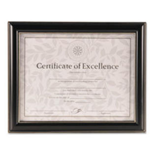 DAX Document Frame, Black Plastic, 10 1/4 x 12 3/4 DAX Document Frame, Black Plastic, 10 1/4 x 12 3/4
