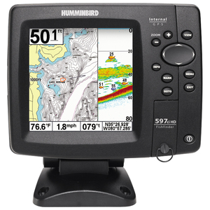 Humminbird 597Ci Hd Combo Fish Finder - 5" Lcd 256 Colors (8-Bit) - 4 Kw Peak - 500 W Rms - 83 Khz/200 Khz at Sears.com