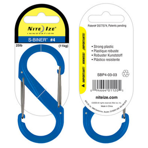 Niteize Nite Ize S-Biner Sbp40303 Plastic Carabiner Clip - 3.5" X 1.5" - 1 - Blue at Sears.com